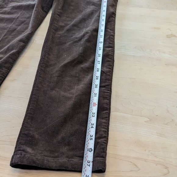 Alia Petite Corduroy brown pants size 8 P in very good condition, no snags - Picture 7 of 9